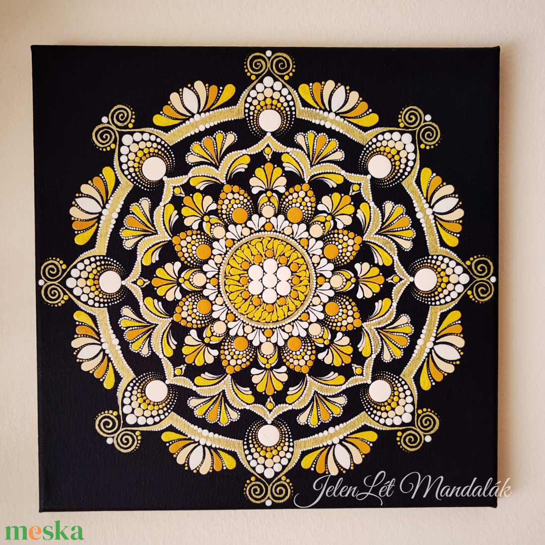 30x30 cm-es egyedi feszített vászonra kézzel festett akril pontozott mandala, spirituális ajándék - otthon & életmód - dekoráció - spiritualitás - mandala - Meska.hu 30x30 cm-es egyedi feszített vászonra kézzel festett akril pontozott mandala, spirituális ajándék - otthon & életmód - dekoráció - spiritualitás - mandala - Meska.hu