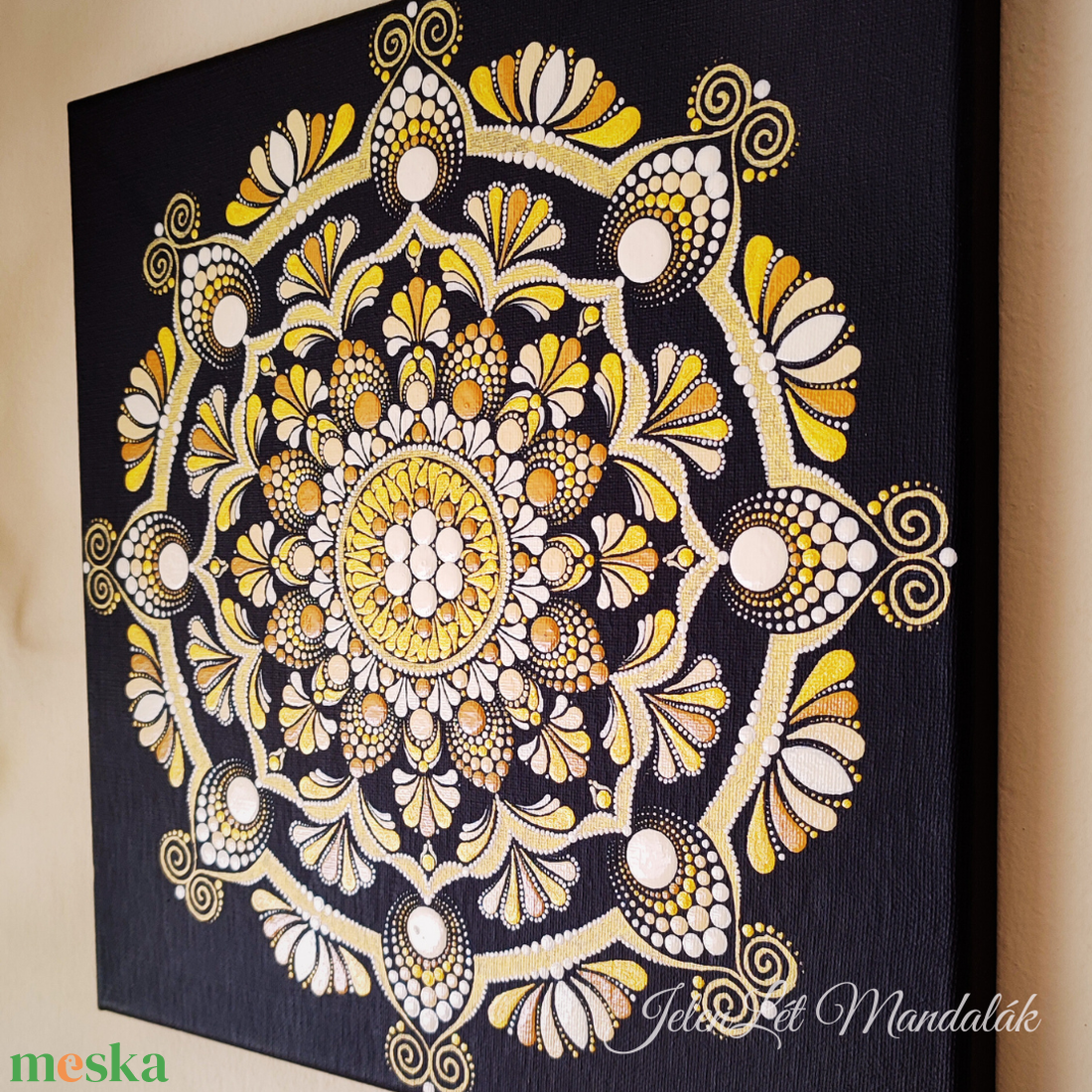 30x30 cm-es egyedi feszített vászonra kézzel festett akril pontozott mandala, spirituális ajándék - otthon & életmód - dekoráció - spiritualitás - mandala - Meska.hu 30x30 cm-es egyedi feszített vászonra kézzel festett akril pontozott mandala, spirituális ajándék - otthon & életmód - dekoráció - spiritualitás - mandala - Meska.hu