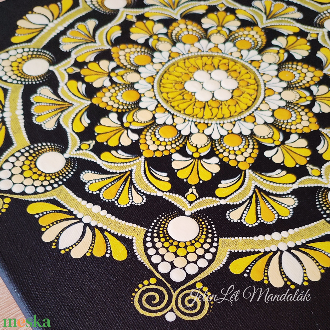 30x30 cm-es egyedi feszített vászonra kézzel festett akril pontozott mandala, spirituális ajándék - otthon & életmód - dekoráció - spiritualitás - mandala - Meska.hu 30x30 cm-es egyedi feszített vászonra kézzel festett akril pontozott mandala, spirituális ajándék - otthon & életmód - dekoráció - spiritualitás - mandala - Meska.hu