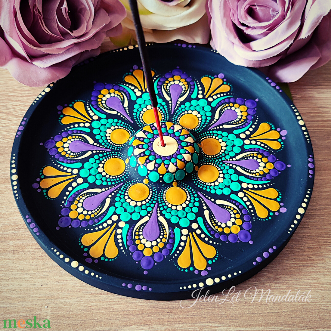 Kézzel készített mandala mintás füstölő tartó - otthon & életmód - dekoráció - spiritualitás - füstölő és füstölőtartó - Meska.hu Kézzel készített mandala mintás füstölő tartó - otthon & életmód - dekoráció - spiritualitás - füstölő és füstölőtartó - Meska.hu