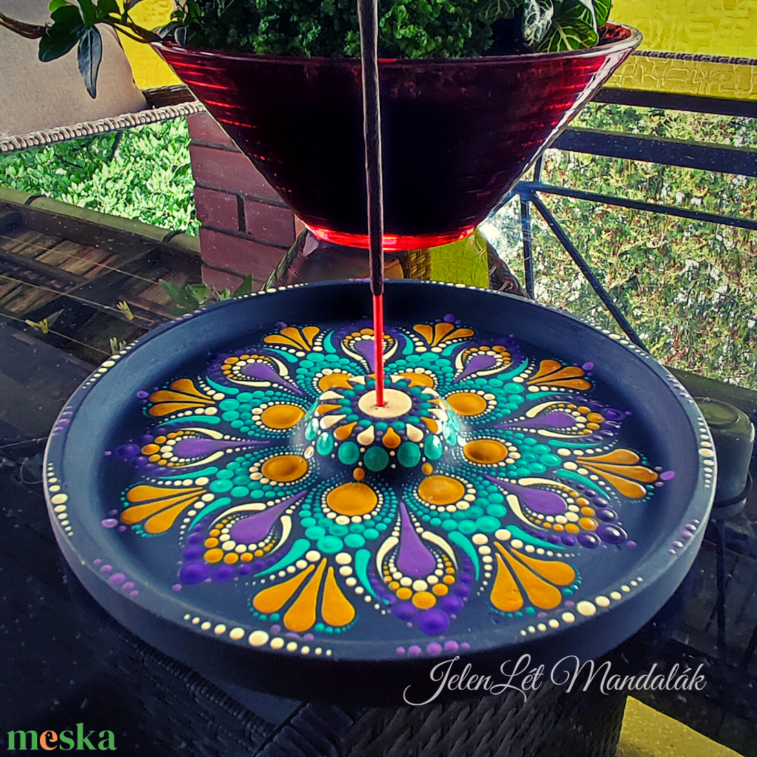 Kézzel készített mandala mintás füstölő tartó - otthon & életmód - dekoráció - spiritualitás - füstölő és füstölőtartó - Meska.hu Kézzel készített mandala mintás füstölő tartó - otthon & életmód - dekoráció - spiritualitás - füstölő és füstölőtartó - Meska.hu