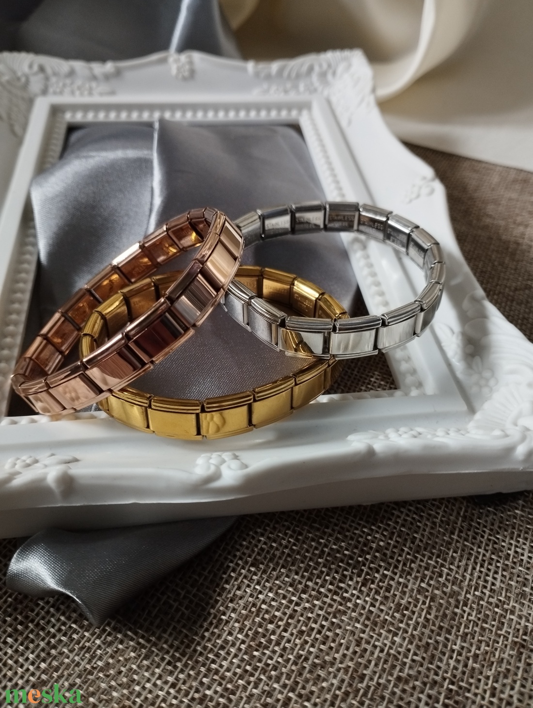 Rose Gold Olasz Charms alapkarkötő - ékszer - karkötő - charm karkötő - Meska.hu Rose Gold Olasz Charms alapkarkötő - ékszer - karkötő - charm karkötő - Meska.hu