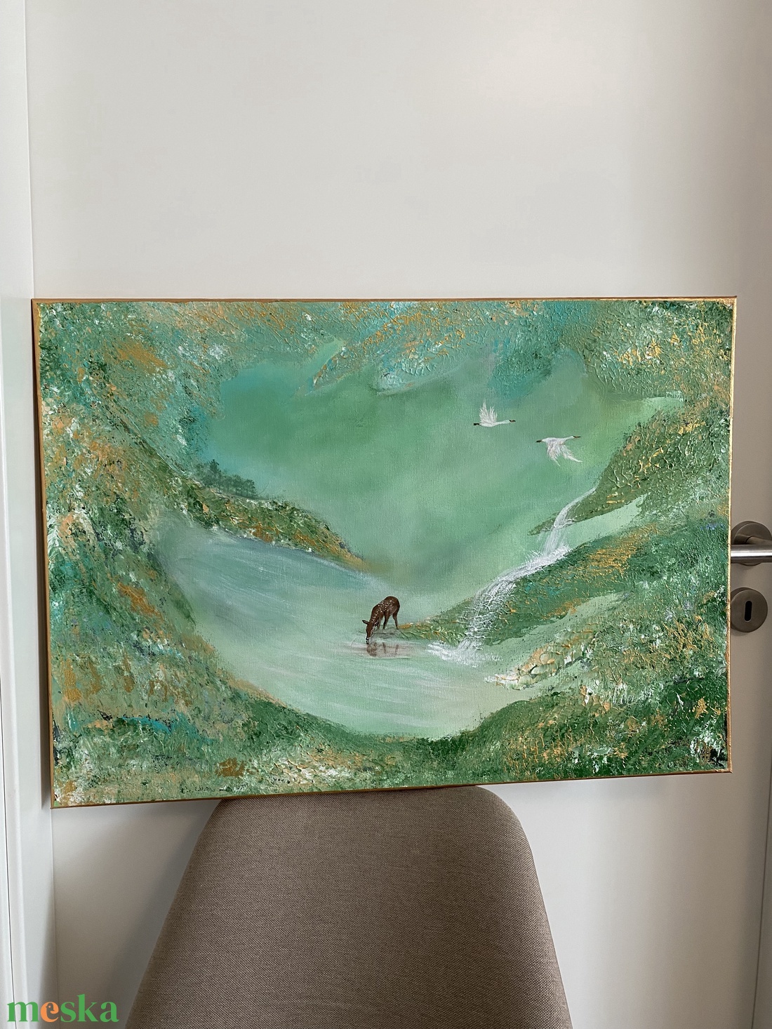 Emerald Haven (Eladva) - művészet - festmény - akril - Meska.hu Emerald Haven (Eladva) - művészet - festmény - akril - Meska.hu