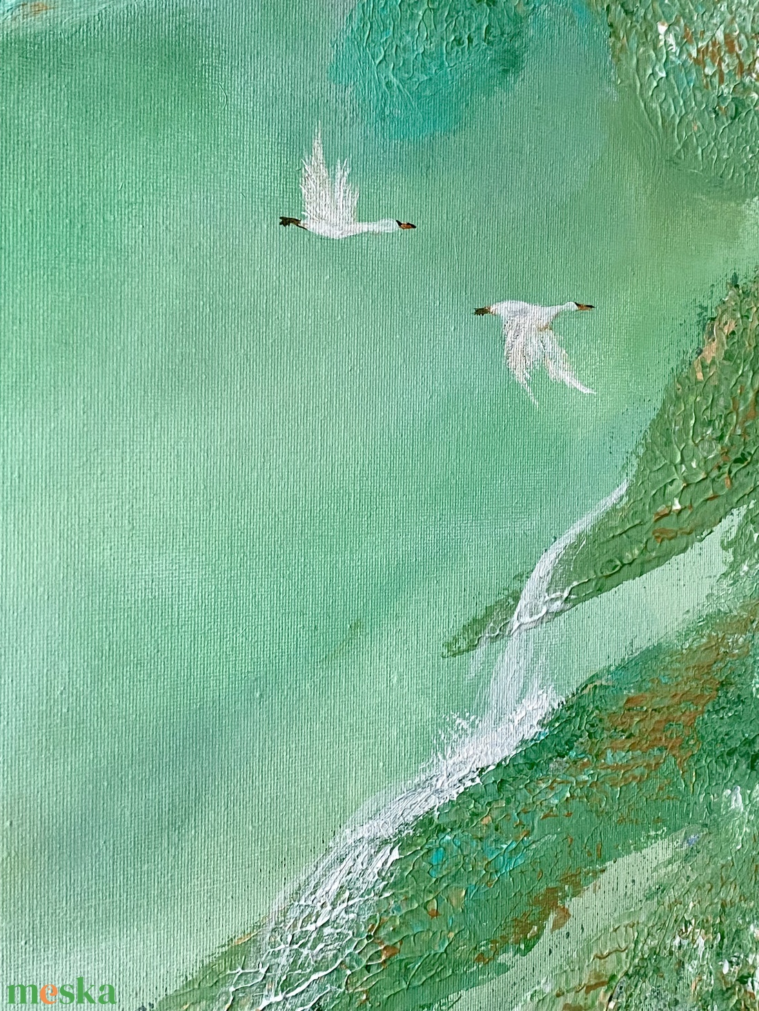 Emerald Haven (Eladva) - művészet - festmény - akril - Meska.hu Emerald Haven (Eladva) - művészet - festmény - akril - Meska.hu