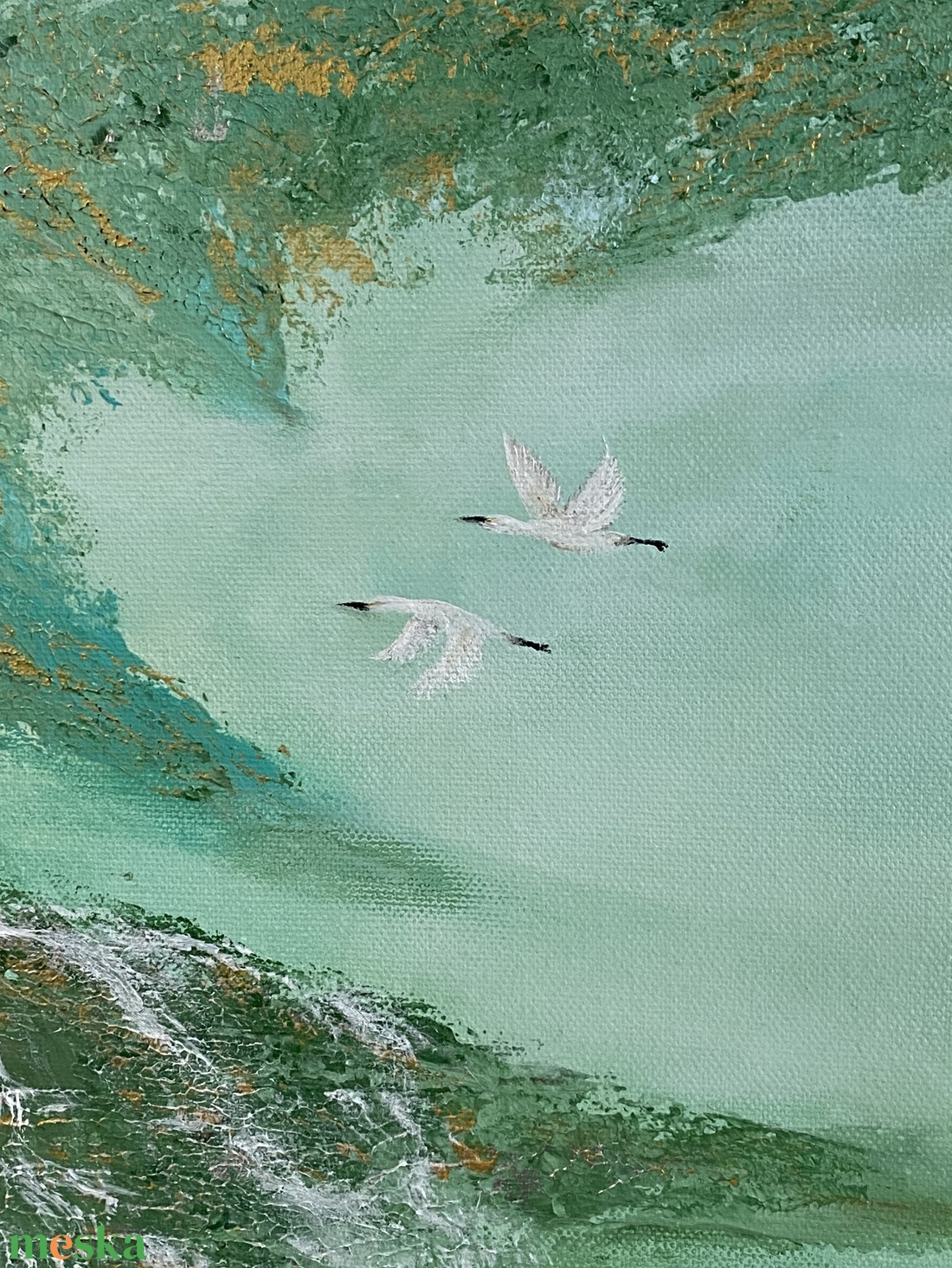 Keeper of stillness (ELADVA) - művészet - festmény - akril - Meska.hu