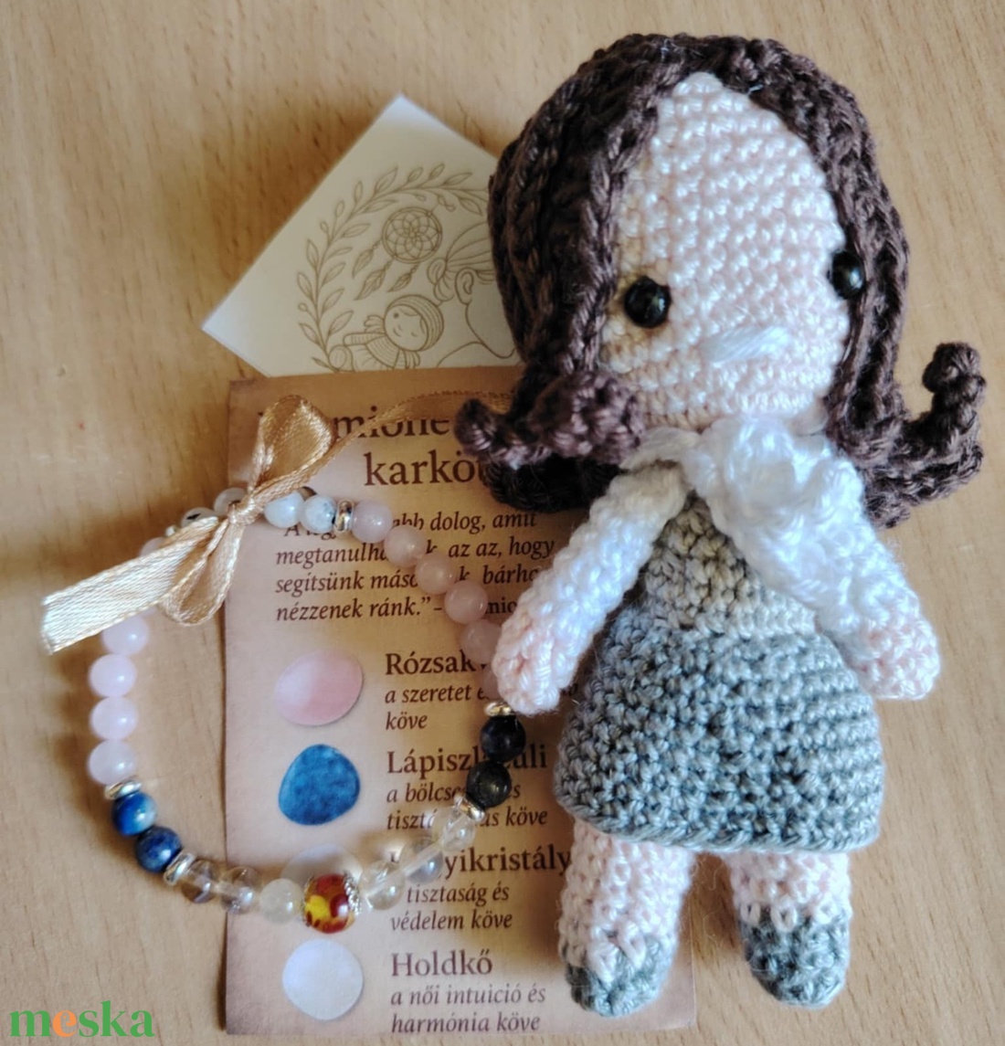 Tehetséges boszorkány ásványkarkötővel - játék & sport - baba & babaház - baba - Meska.hu