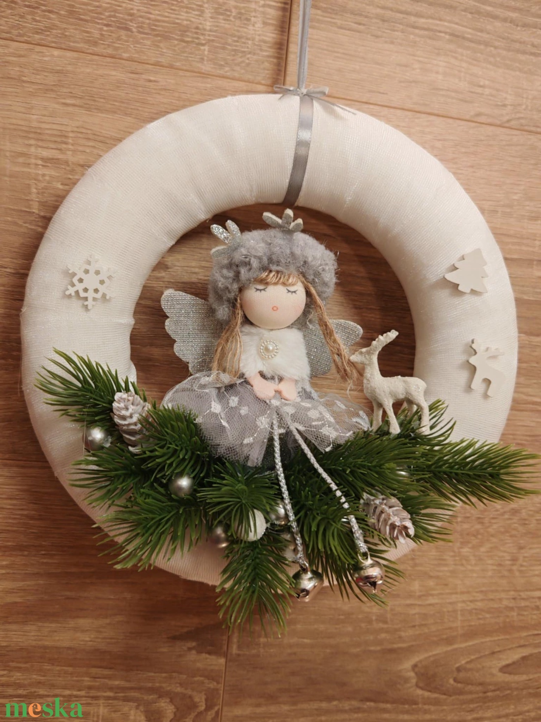 Karácsonyi ajtódísz - karácsony - adventi díszek - adventi ajtódísz - Meska.hu