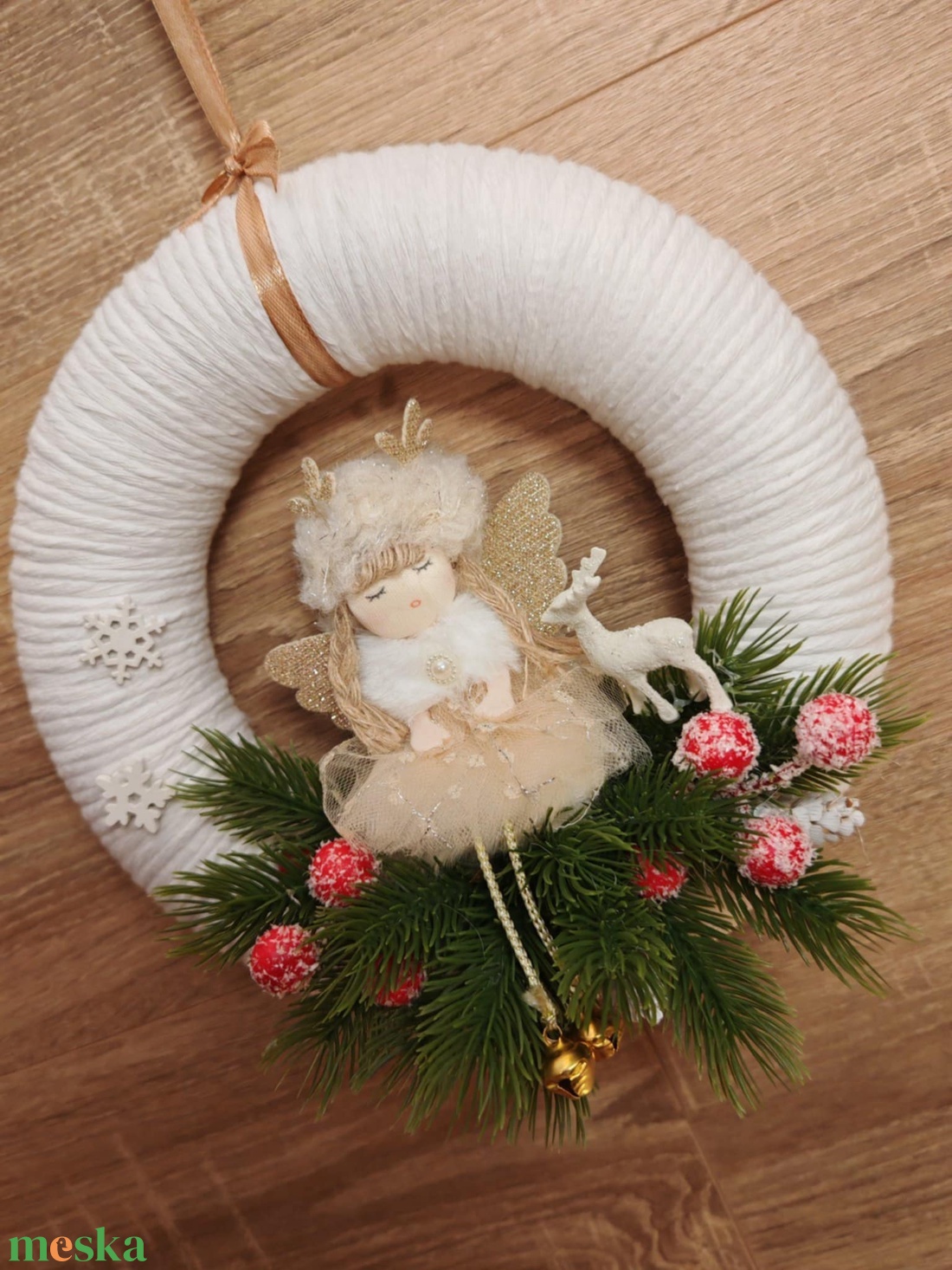 Karácsonyi ajtódísz - karácsony - adventi díszek - adventi ajtódísz - Meska.hu