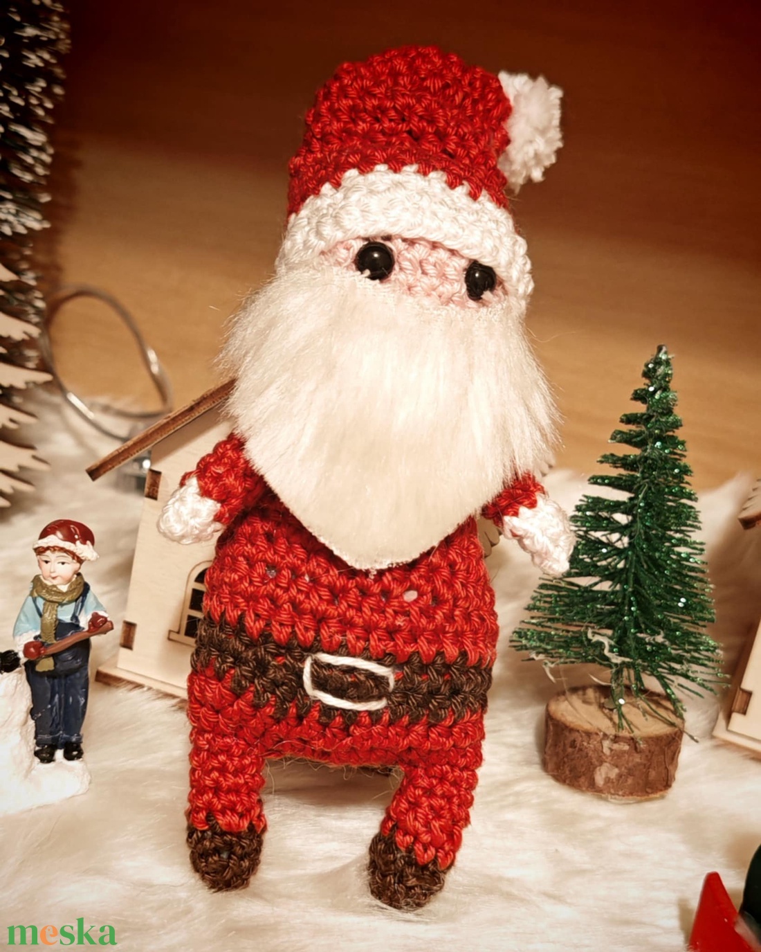Mikulás - karácsony - karácsonyi lakásdekoráció - karácsonyi manók, figurák - Meska.hu
