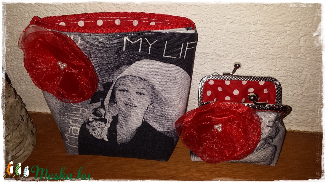 Marilyn Monroe pénztárca és neszesszer -  - Meska.hu