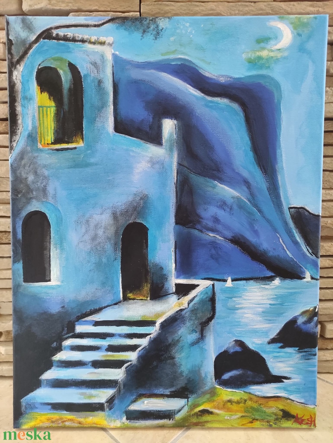 Festmény - művészet - festmény - akril - Meska.hu