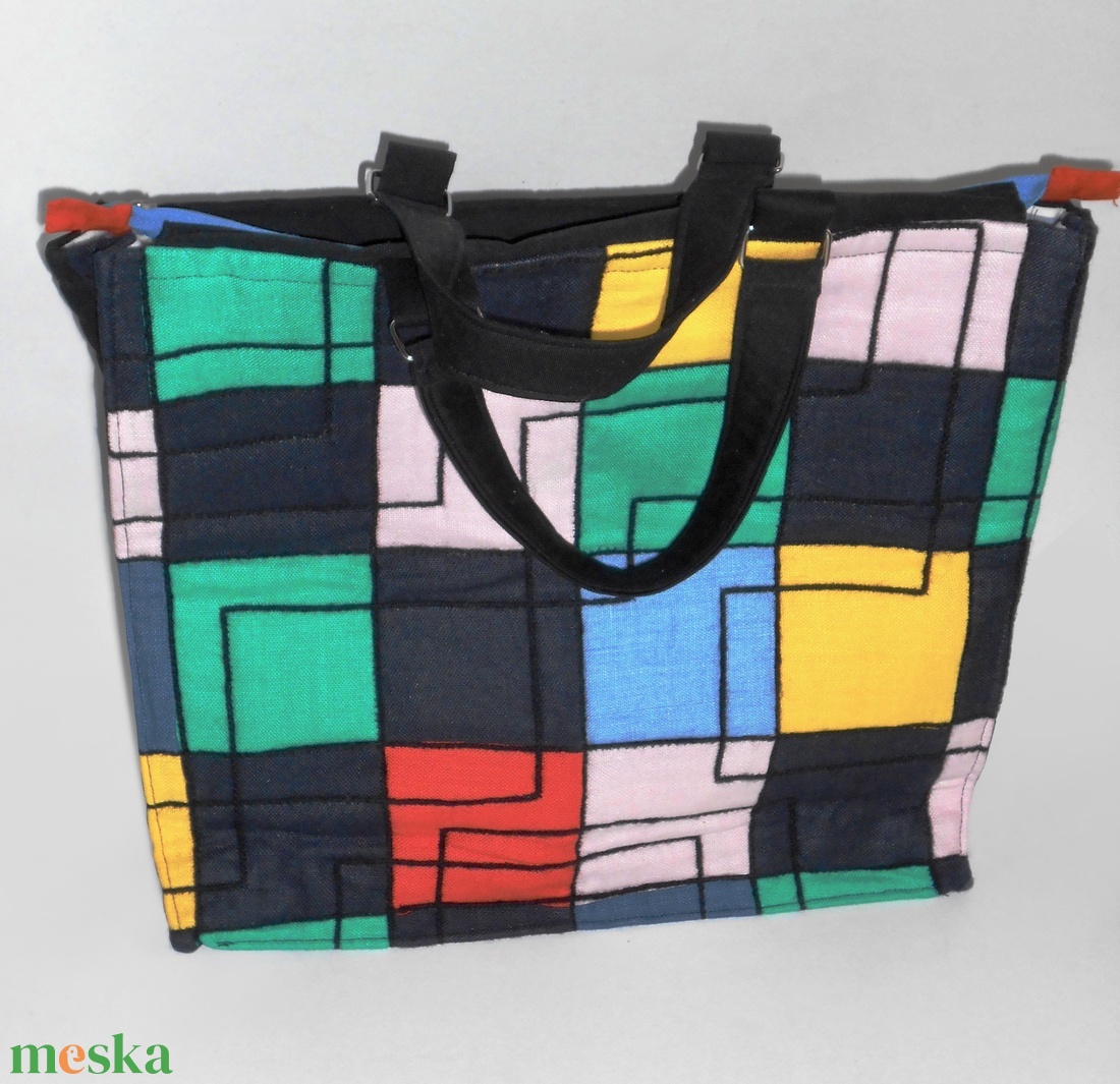 Nagy pakolós táska, bevásárlótáska, shopper - táska & tok - bevásárlás & shopper táska - shopper, textiltáska, szatyor - Meska.hu