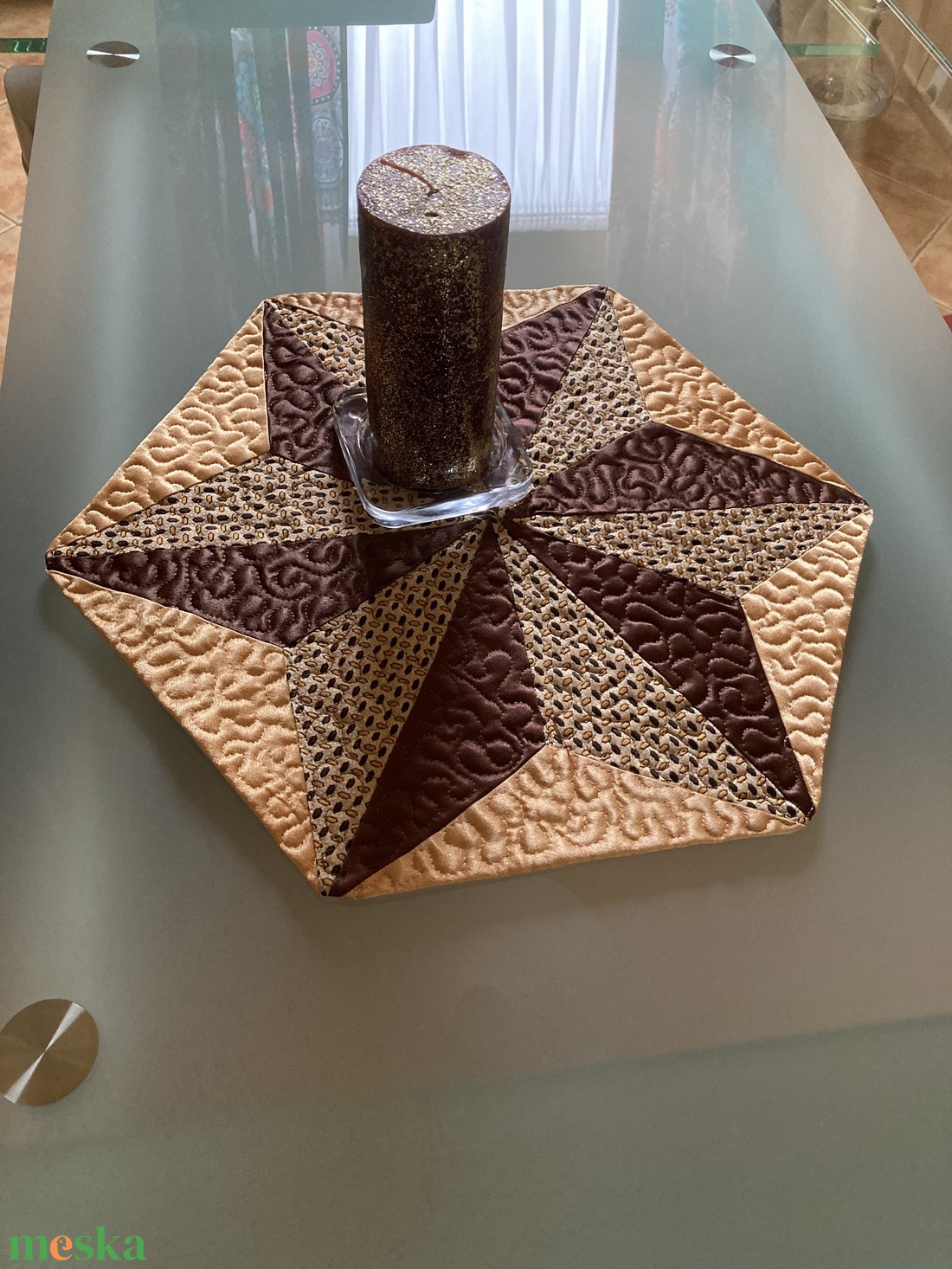 Karácsonyi asztalközép - otthon & életmód - konyhafelszerelés, tálalás - tálalás - terítő - Meska.hu