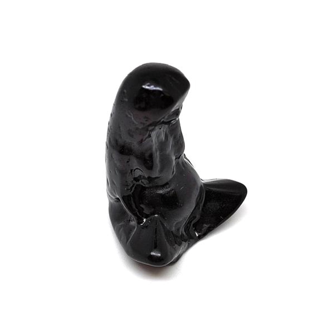 Figura Obszidián ősanya 4cm -  - Meska.hu