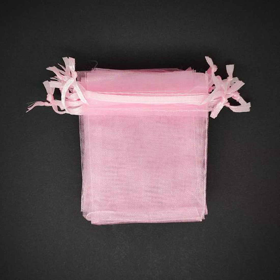 Organza ajándékszütyő rózsaszín 7x9cm - otthon & életmód - papír, írószer - ajándékozás kellékei - ajándékzsák, csomagolás - Meska.hu