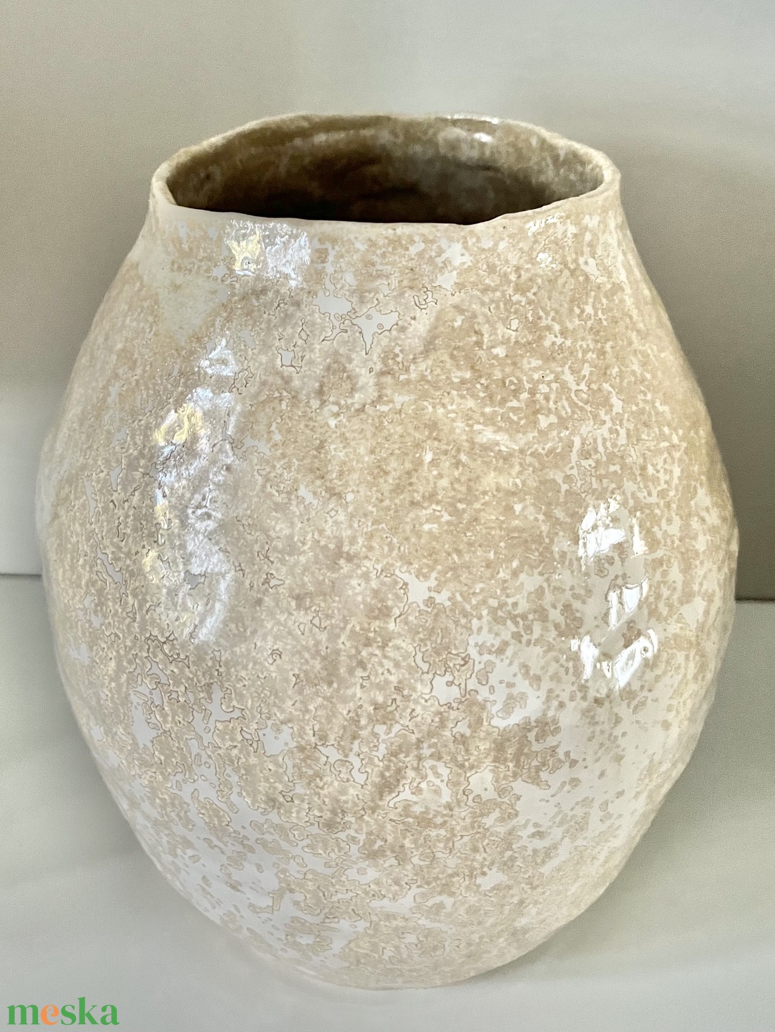 Kerámia váza - otthon & életmód - virágdekoráció - virágtartó - váza - Meska.hu