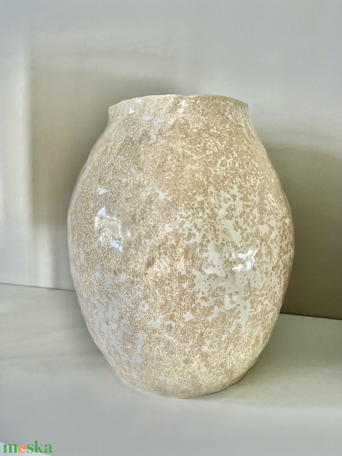 Kerámia váza - otthon & életmód - virágdekoráció - virágtartó - váza - Meska.hu