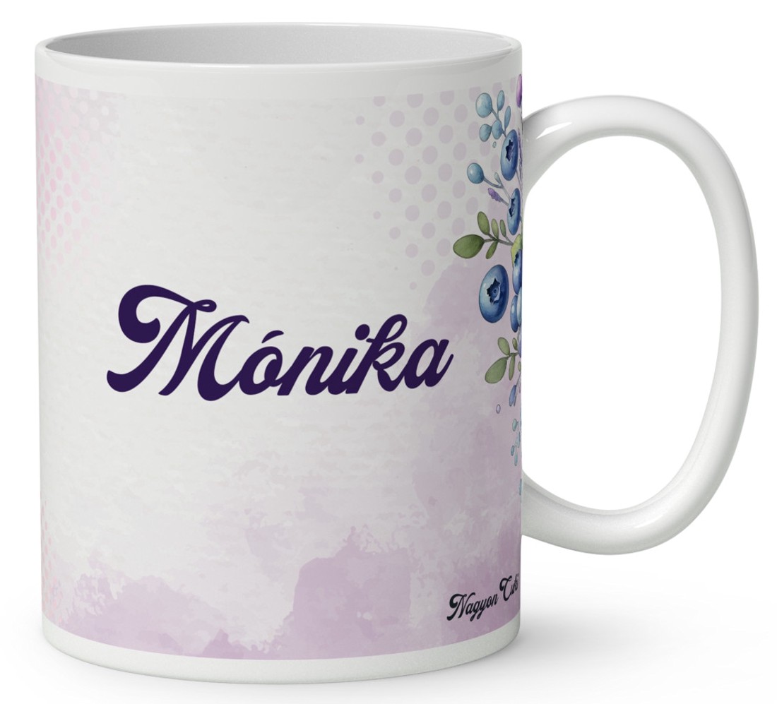 Névvel kérhető - Tündéri Áfonyás manó mintás bögre - otthon & életmód - konyhafelszerelés, tálalás - tálalás - bögre & csésze - Meska.hu