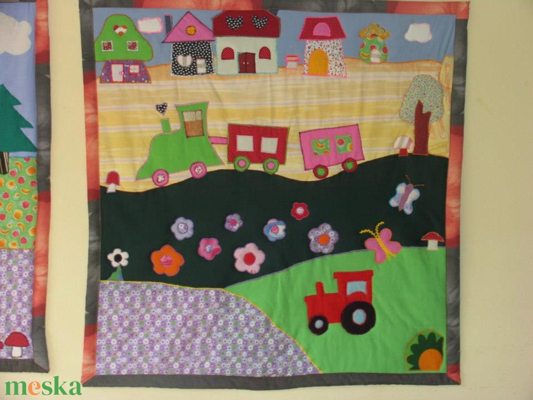 gyermekfalvédő patchwork technikával - otthon & életmód - babaszoba, gyerekszoba - falvédő gyerekszobába - Meska.hu gyermekfalvédő patchwork technikával - otthon & életmód - babaszoba, gyerekszoba - falvédő gyerekszobába - Meska.hu
