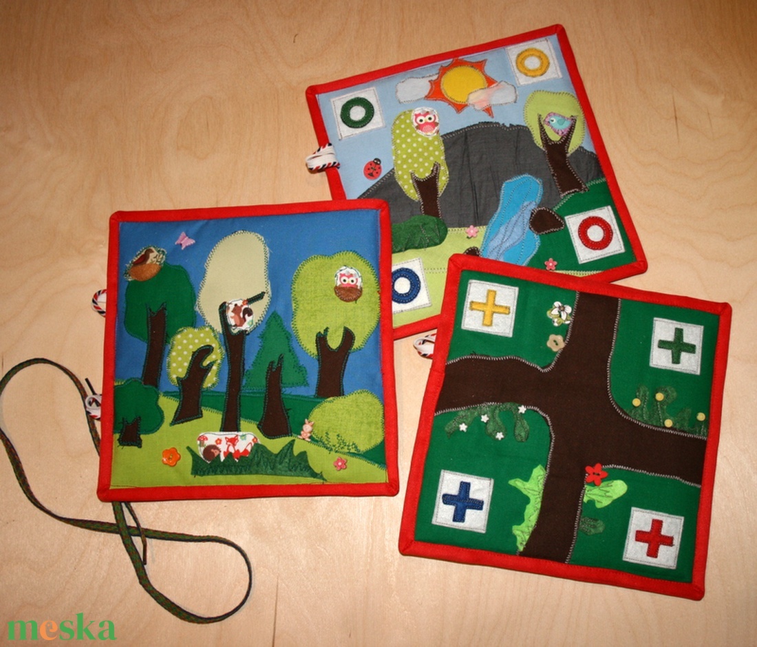 Túra jeles textil tanulókönyv - játék & sport - textilkönyv & babakönyv - Meska.hu