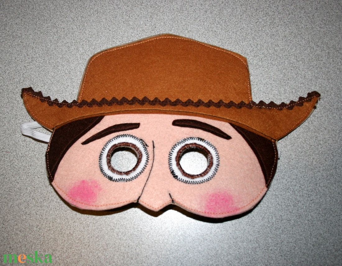 Toy story Woody álarc filcből - ruha & divat - jelmez & álarc - álarc - Meska.hu Toy story Woody álarc filcből - ruha & divat - jelmez & álarc - álarc - Meska.hu