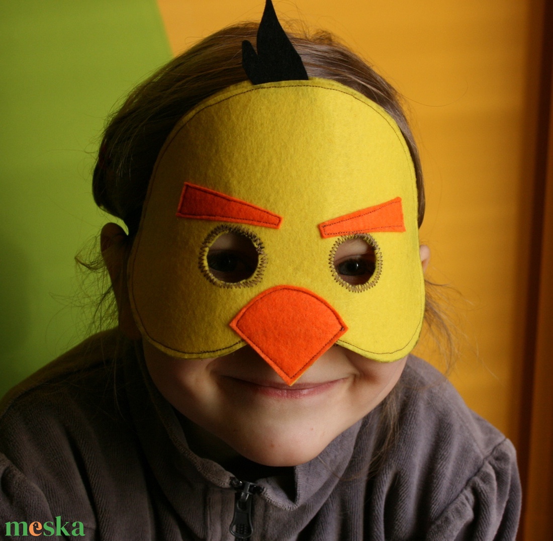 sárga angry birds álarc filcből - ruha & divat - jelmez & álarc - álarc - Meska.hu sárga angry birds álarc filcből - ruha & divat - jelmez & álarc - álarc - Meska.hu