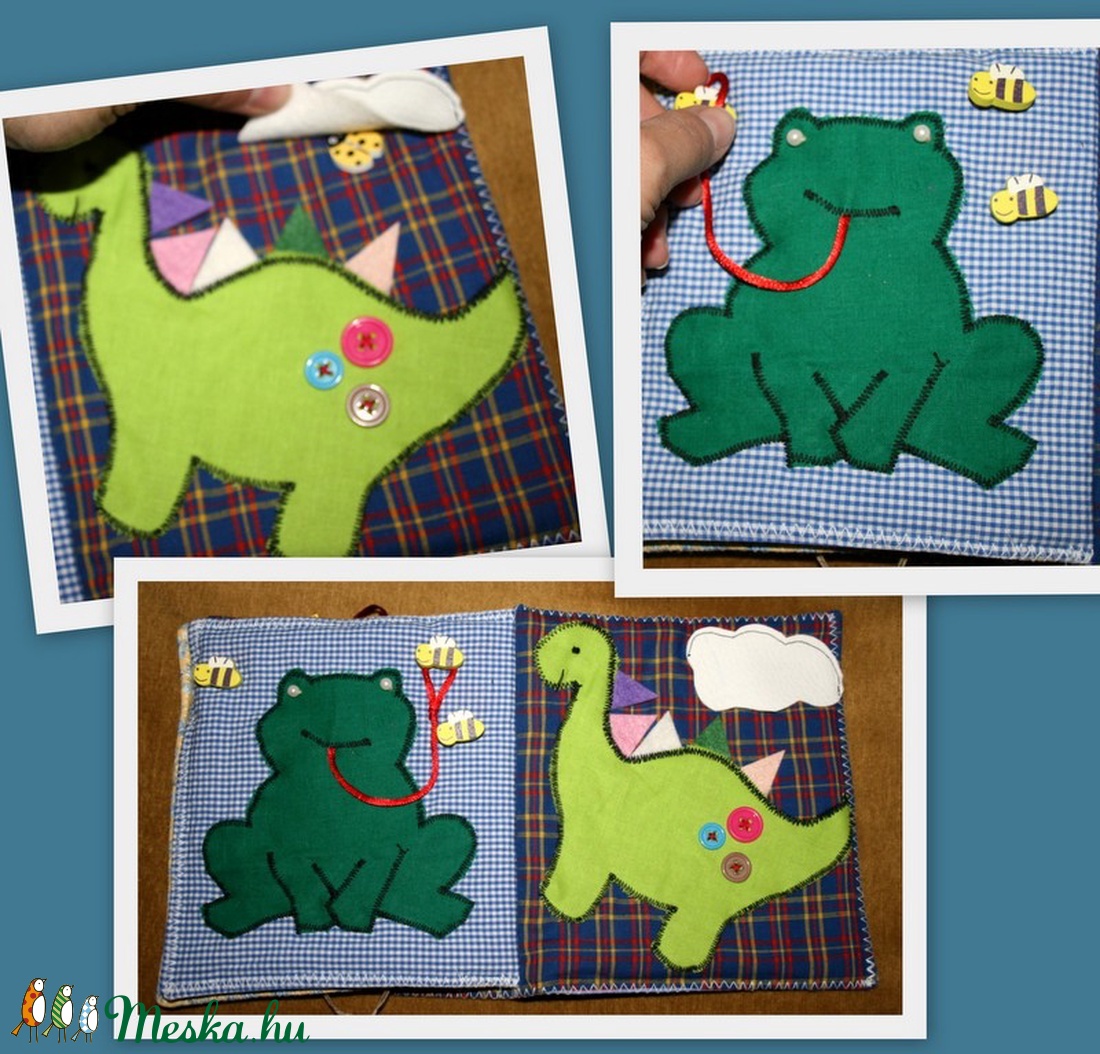 állatos textilkönyv -  - Meska.hu