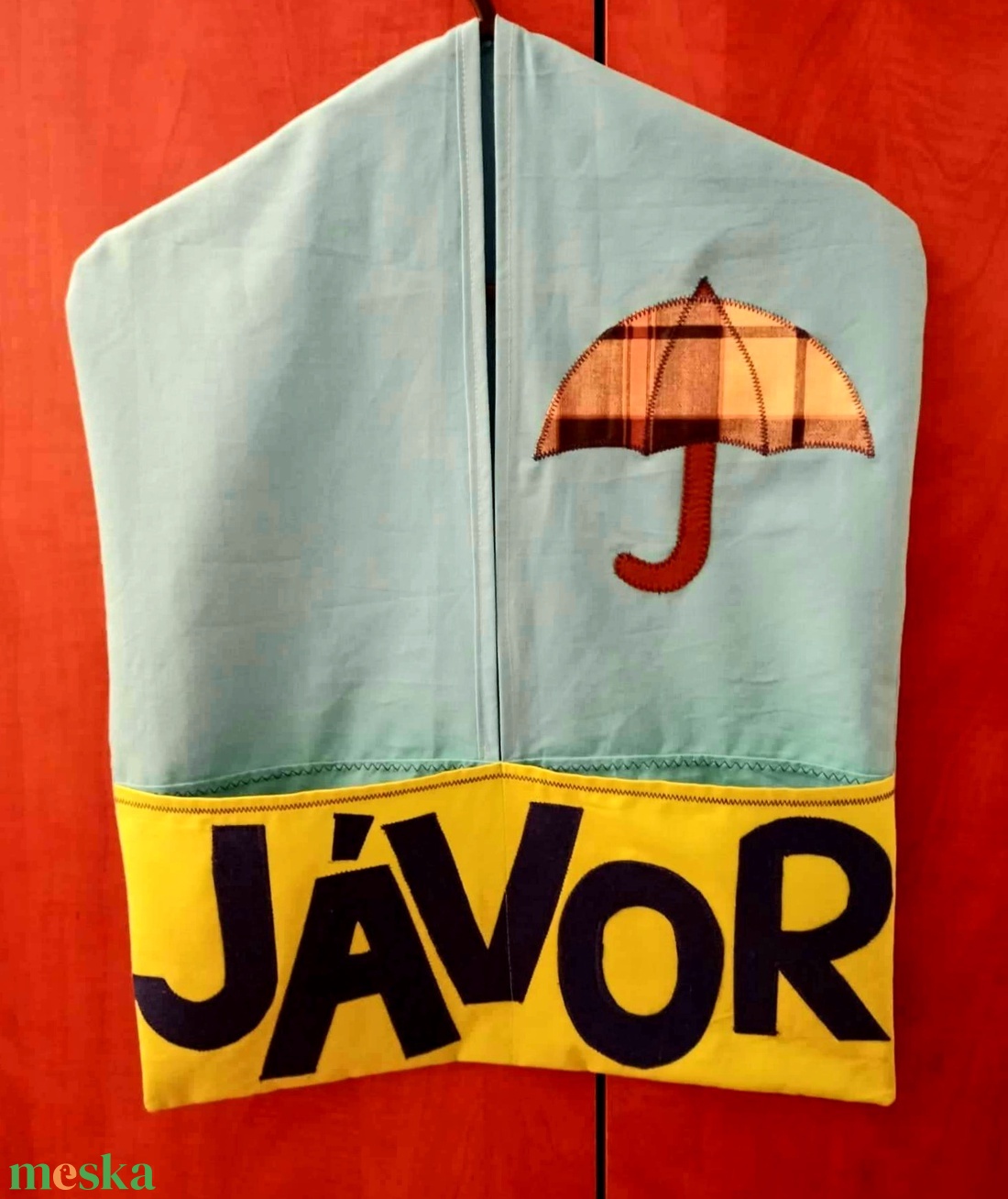 Jávor esernyő egyedi oviszsák névvel és jellel jantnera részére - ovis zsák - ovis zsák - Meska.hu