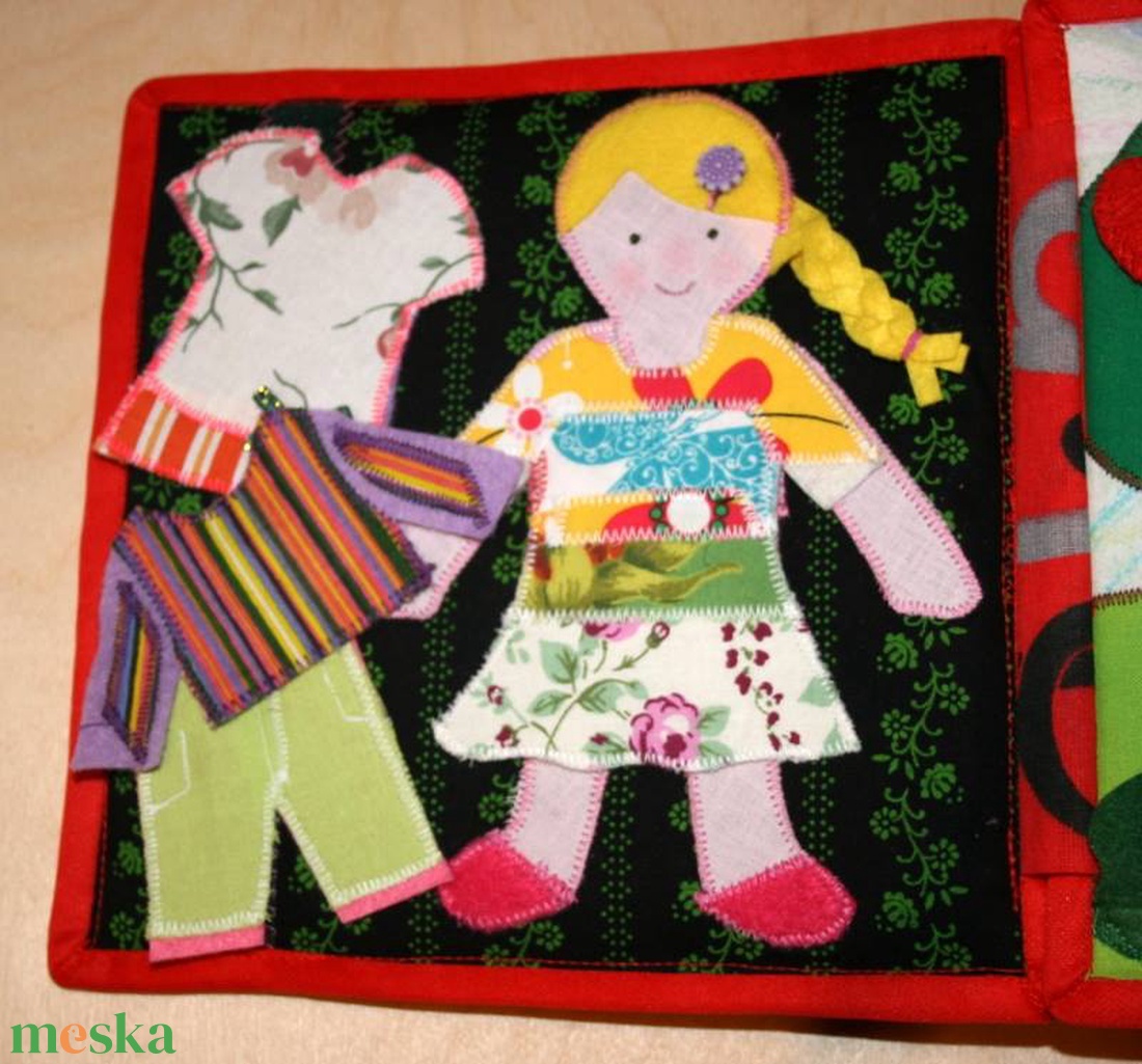Öltöztetős - textil foglalkoztató lap - játék & sport - textilkönyv & babakönyv - Meska.hu Öltöztetős - textil foglalkoztató lap - játék & sport - textilkönyv & babakönyv - Meska.hu