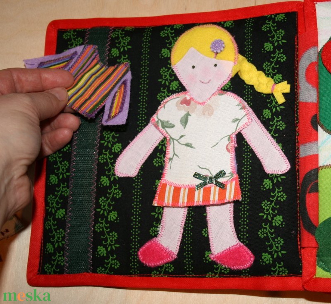 Öltöztetős - textil foglalkoztató lap - játék & sport - textilkönyv & babakönyv - Meska.hu Öltöztetős - textil foglalkoztató lap - játék & sport - textilkönyv & babakönyv - Meska.hu