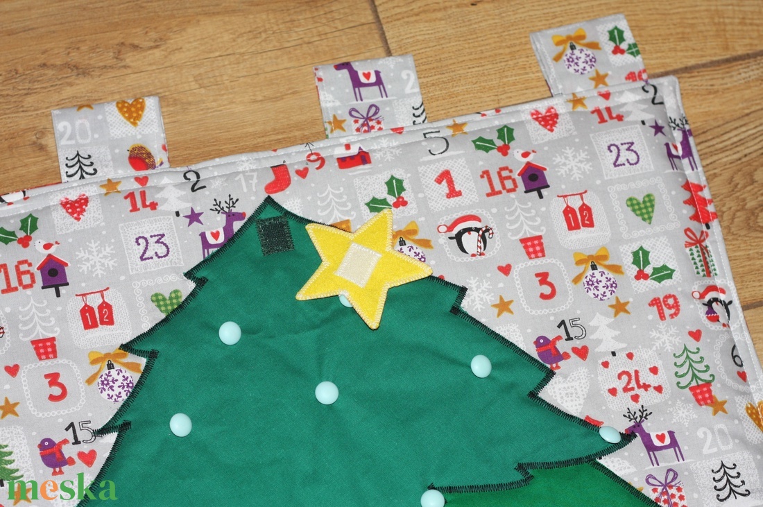 Karácsonyfa textilkép - karácsony - adventi díszek - adventi naptár - Meska.hu Karácsonyfa textilkép - karácsony - adventi díszek - adventi naptár - Meska.hu
