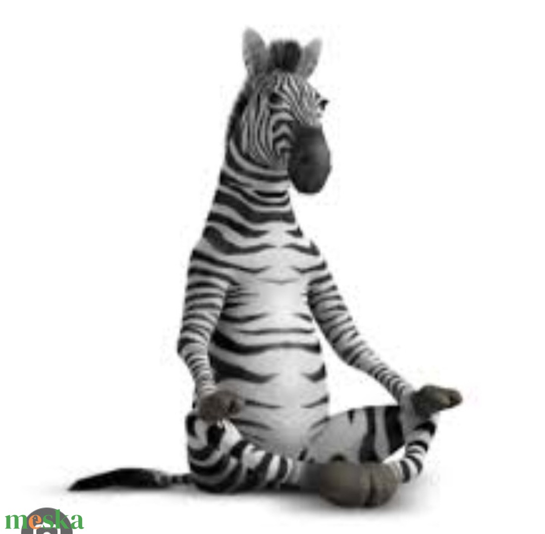Zebra álarc és farok filcből - ruha & divat - jelmez & álarc - álarc - Meska.hu