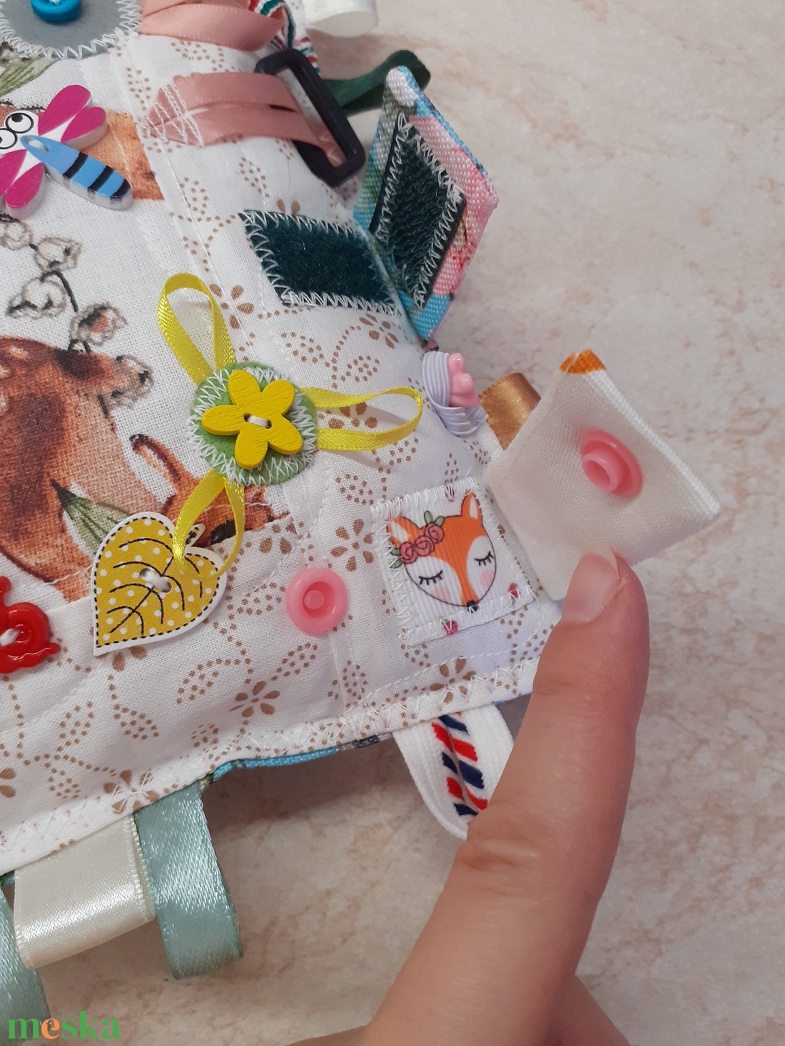 Őzikés matató birizgapárna - játék & sport - készségfejlesztő és logikai játék - oktató játékok - Meska.hu