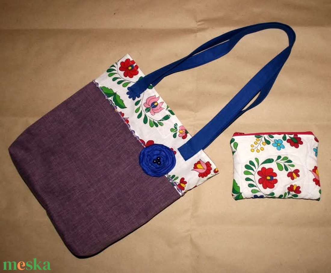 Kalocsai mintás vászontáska szett rendelésre - táska & tok - bevásárlás & shopper táska - shopper, textiltáska, szatyor - Meska.hu Kalocsai mintás vászontáska szett rendelésre - táska & tok - bevásárlás & shopper táska - shopper, textiltáska, szatyor - Meska.hu