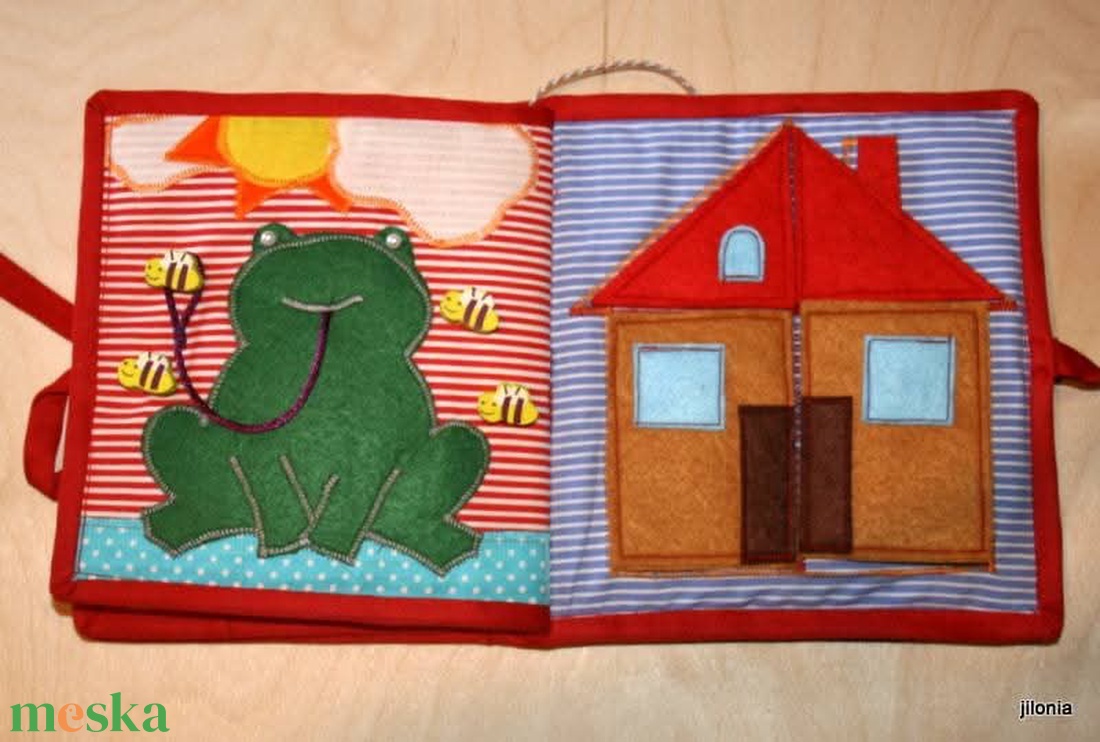 Békavacsora - textil foglalkoztató lap - játék & sport - textilkönyv & babakönyv - Meska.hu Békavacsora - textil foglalkoztató lap - játék & sport - textilkönyv & babakönyv - Meska.hu