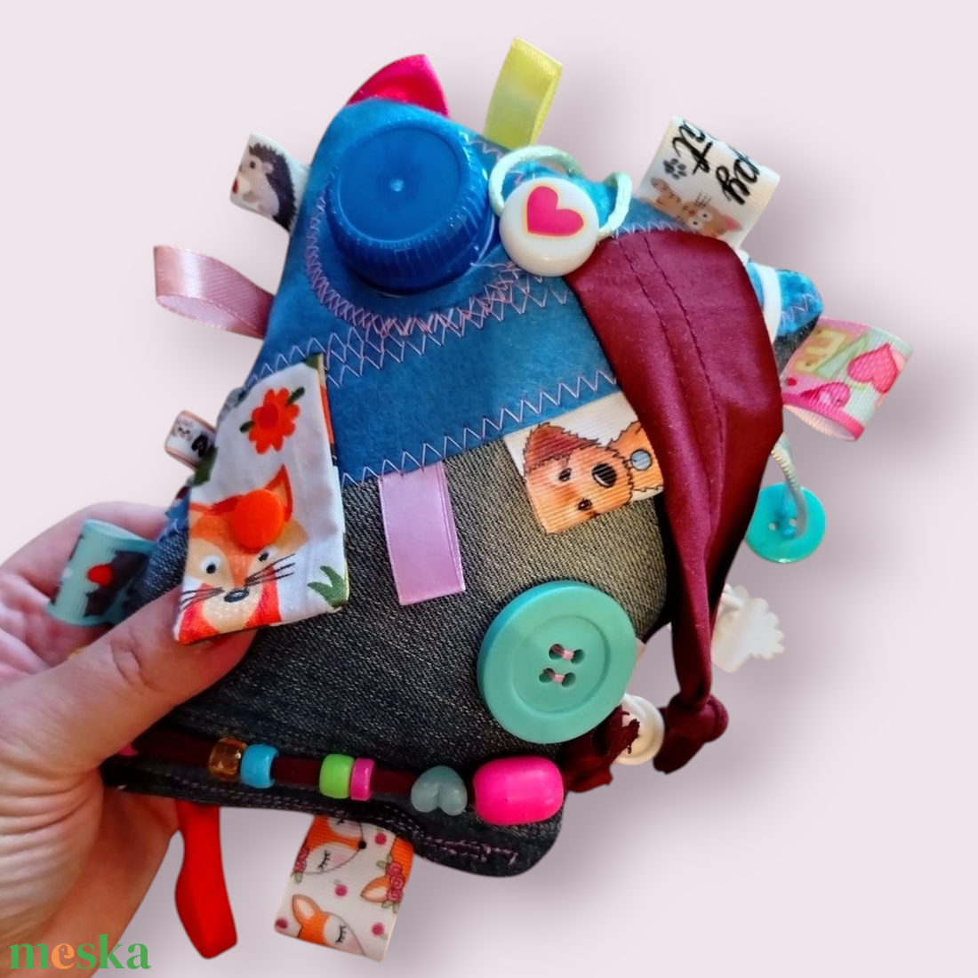 Interaktív színes Birizgapárnácska - játék & sport - készségfejlesztő és logikai játék - oktató játékok - Meska.hu