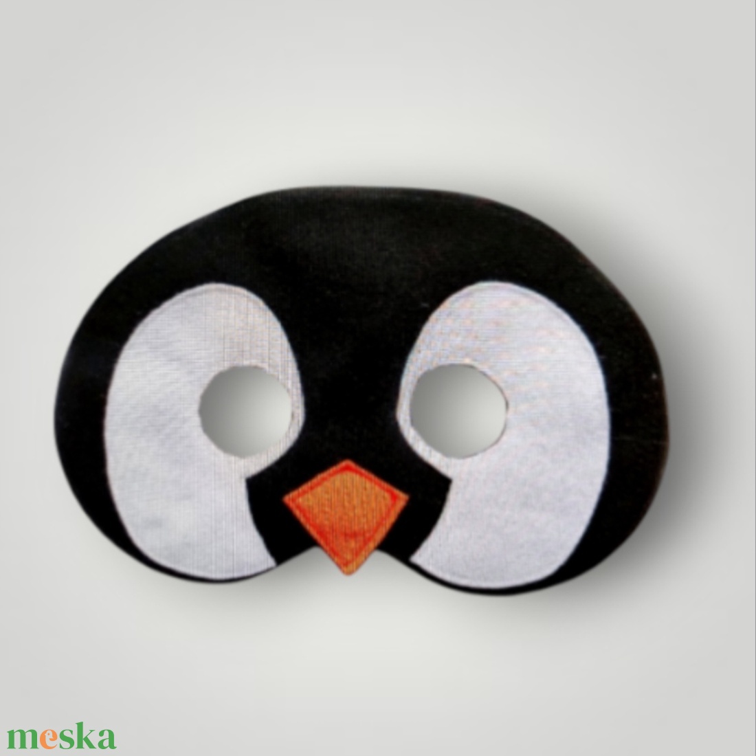 Pingvin álarc filcből - ruha & divat - jelmez & álarc - álarc - Meska.hu