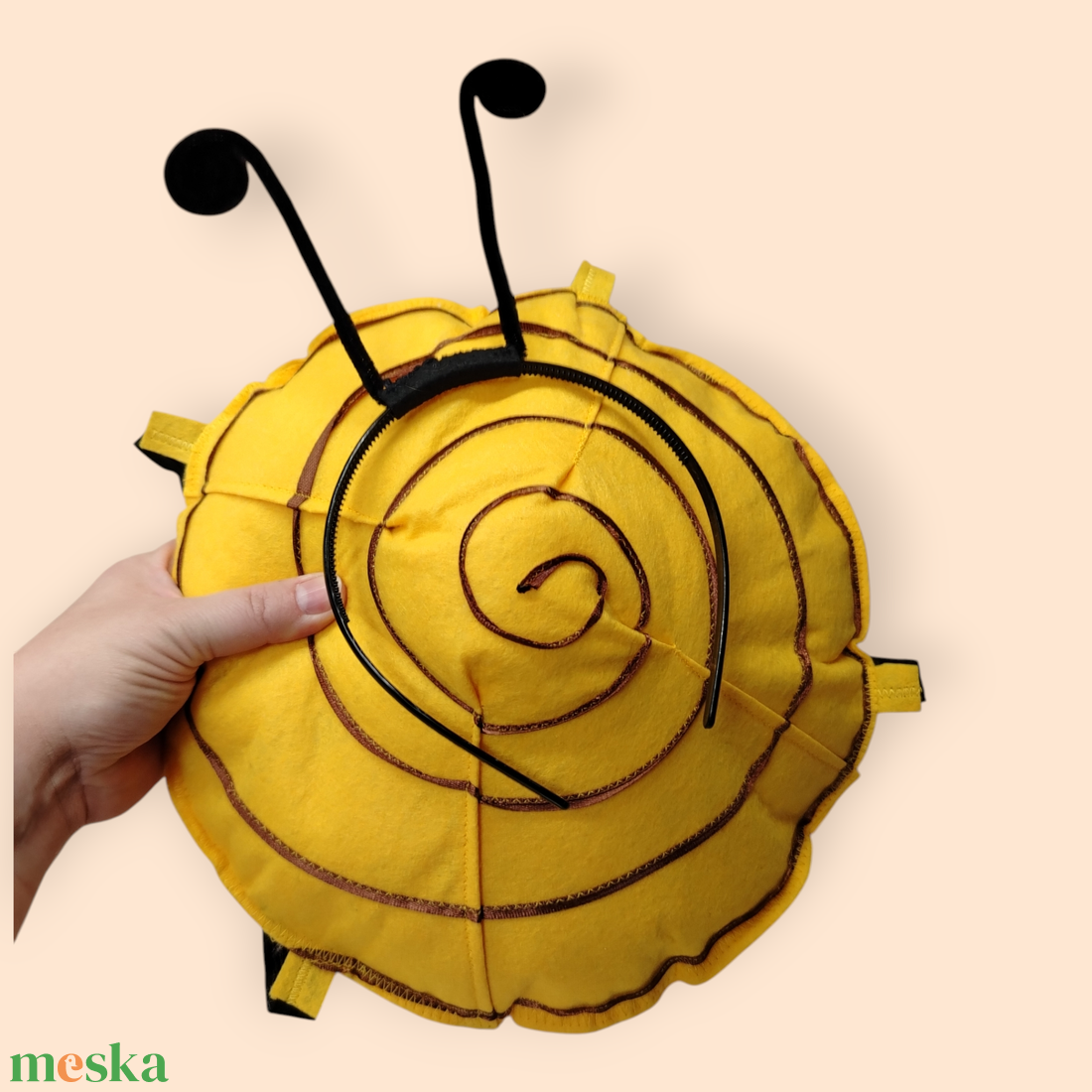 Csúcsos Csiga  jelmez filcből és csáp - ruha & divat - jelmez & álarc - jelmez - Meska.hu