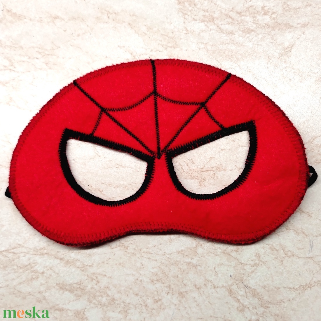 Pókember álarc filcből - ruha & divat - jelmez & álarc - álarc - Meska.hu