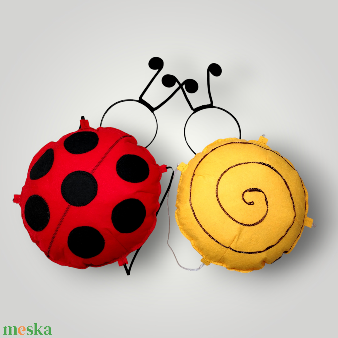 2éves  Ikreknek, Csiga és  Katicabogár hát jelmez  filcből és csáp - ruha & divat - jelmez & álarc - jelmez - Meska.hu