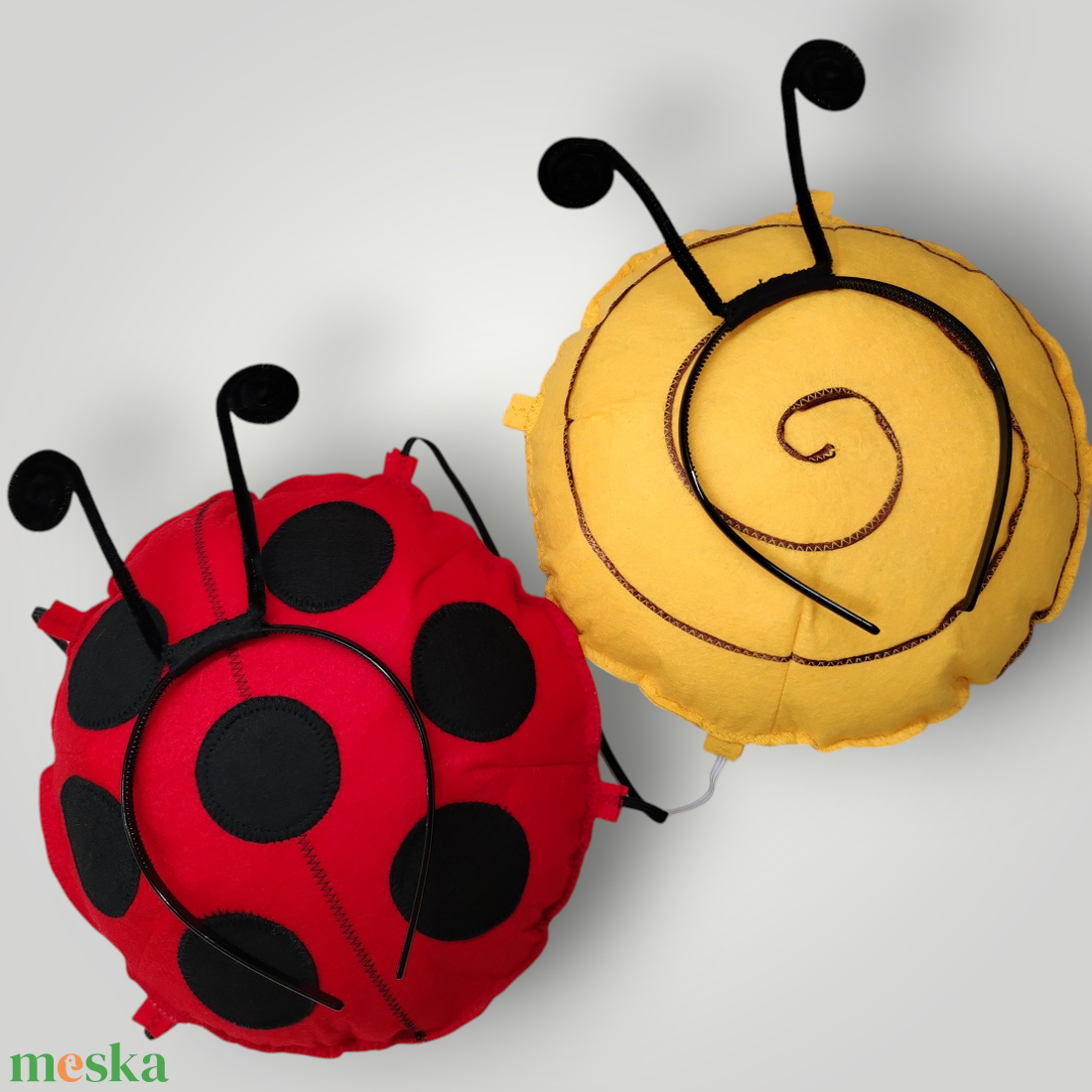 2éves  Ikreknek, Csiga és  Katicabogár hát jelmez  filcből és csáp - ruha & divat - jelmez & álarc - jelmez - Meska.hu