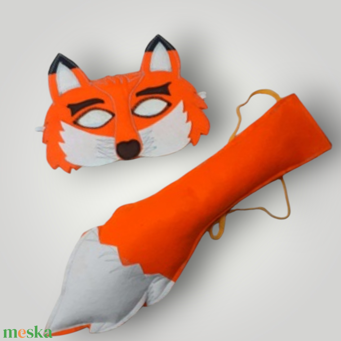 Róka jelmez álarc+farok - ruha & divat - jelmez & álarc - jelmez - Meska.hu