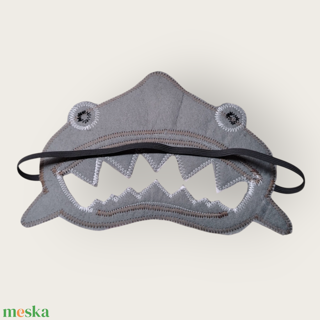 Cápa álarc filcből - ruha & divat - jelmez & álarc - álarc - Meska.hu