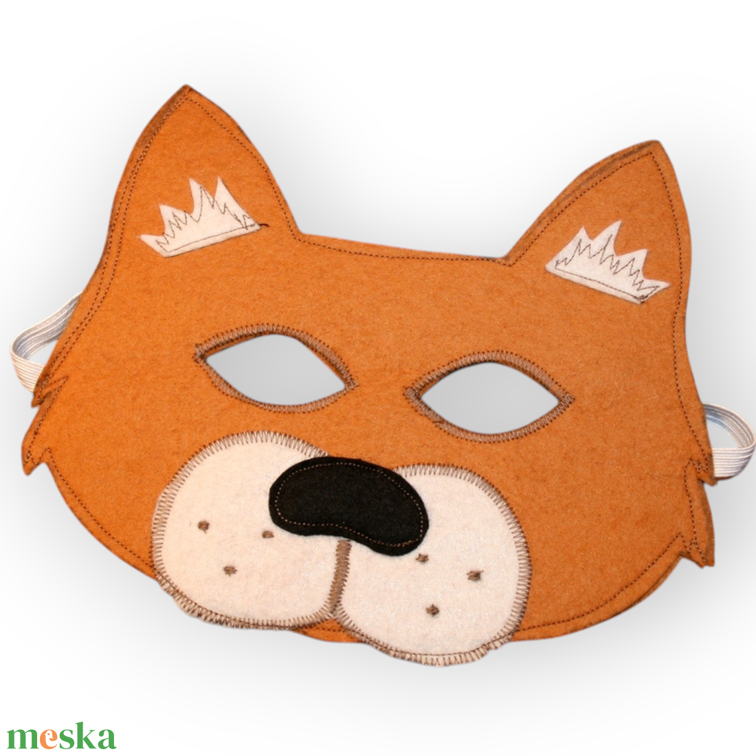 kutya álarc filcből - ruha & divat - jelmez & álarc - álarc - Meska.hu