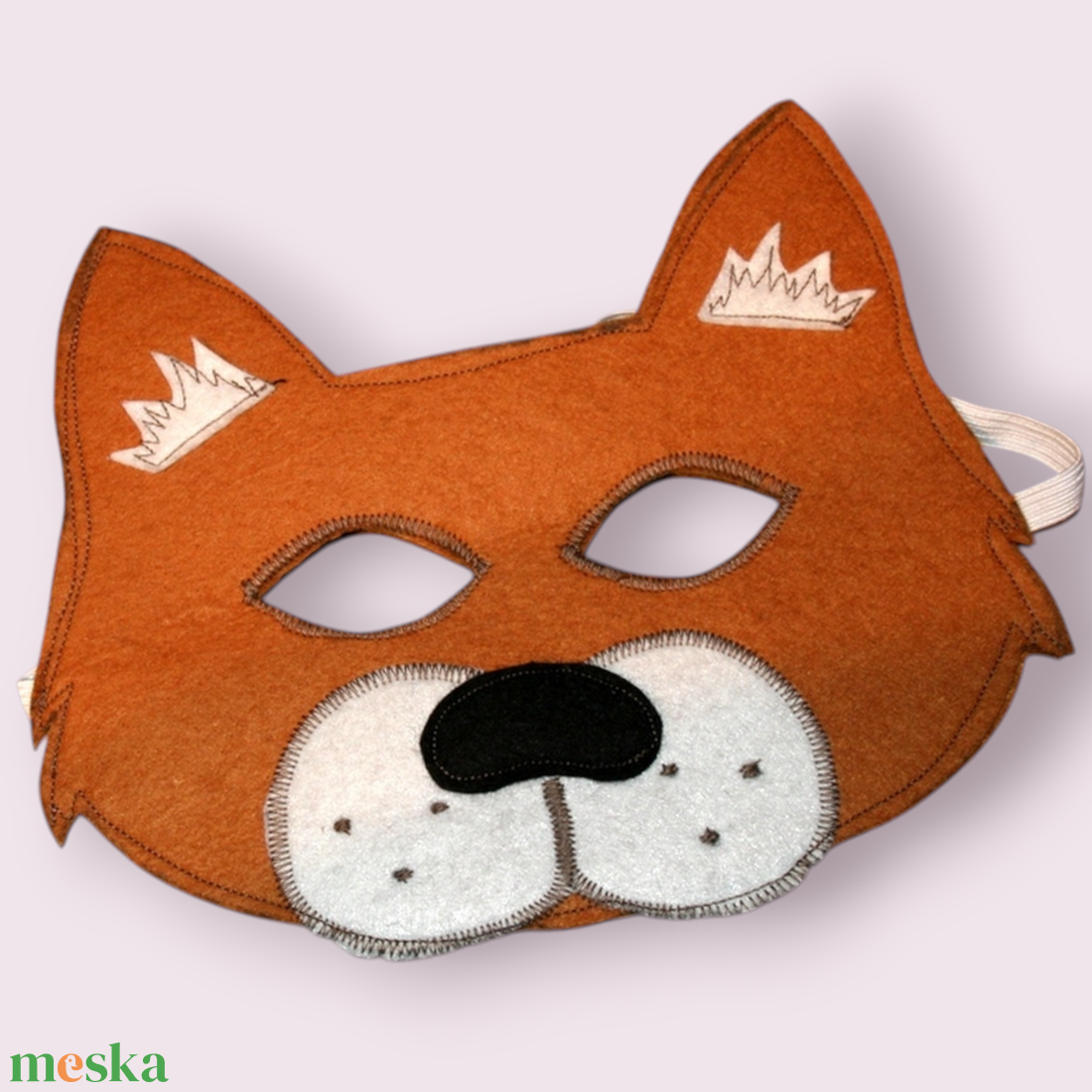 kutya álarc filcből - ruha & divat - jelmez & álarc - álarc - Meska.hu