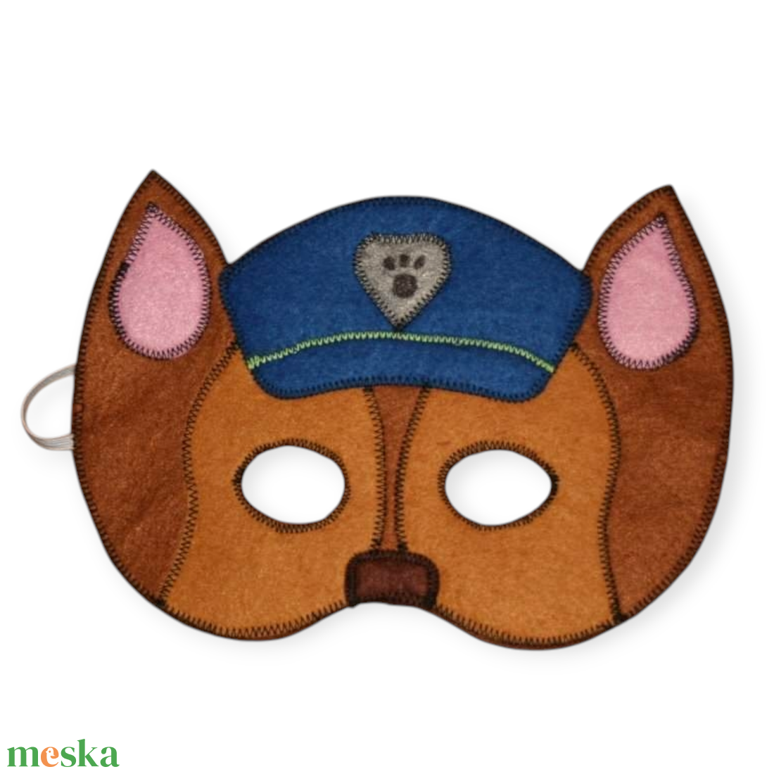 Chase Mancsőrjárat rendőr kutyus álarc filcből - ruha & divat - jelmez & álarc - álarc - Meska.hu