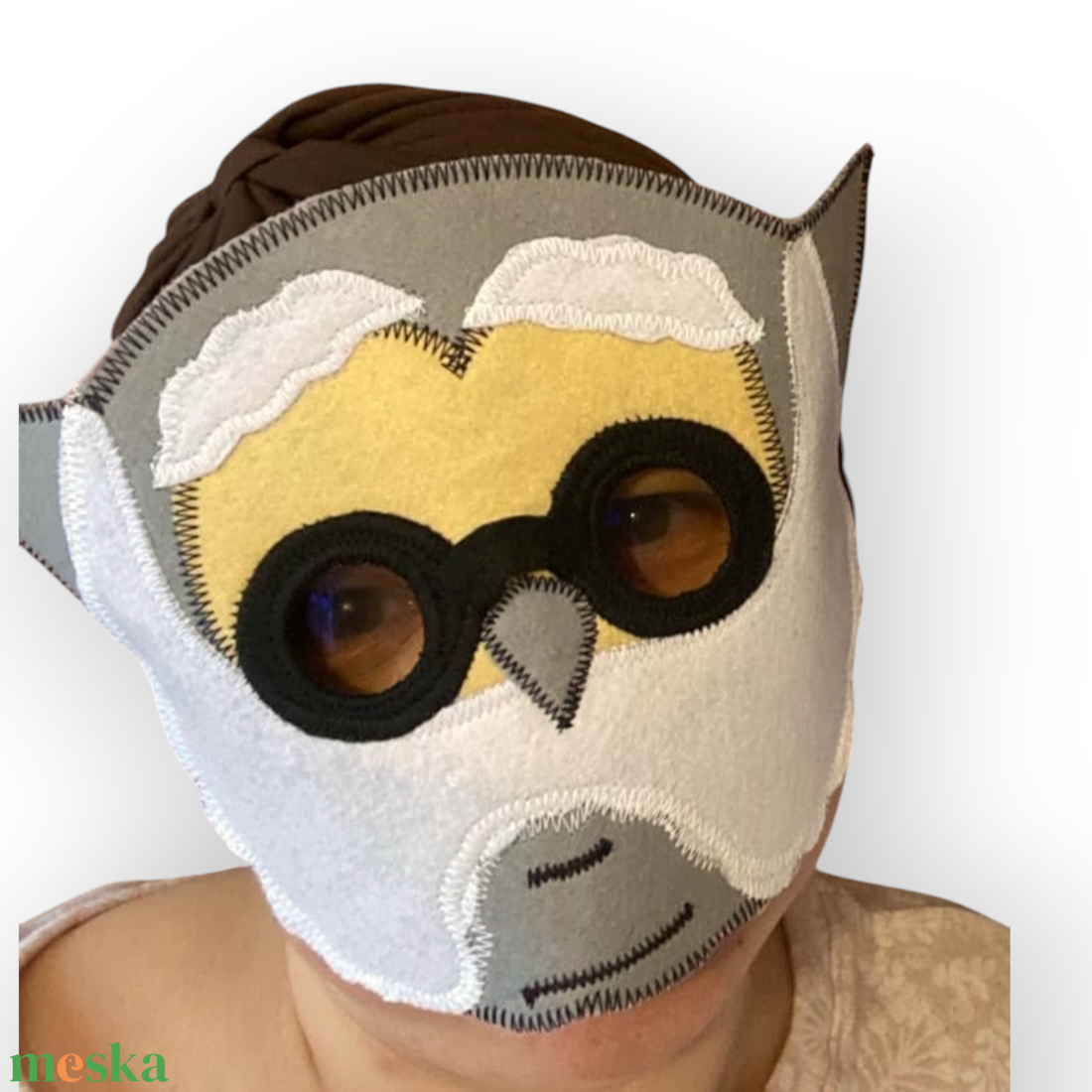 Bagoly doktor álarc filcből - ruha & divat - jelmez & álarc - álarc - Meska.hu