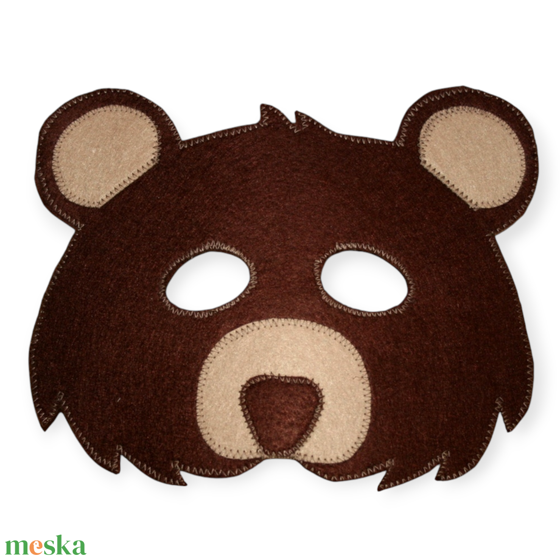 mackó álarc Filcből - ruha & divat - jelmez & álarc - álarc - Meska.hu