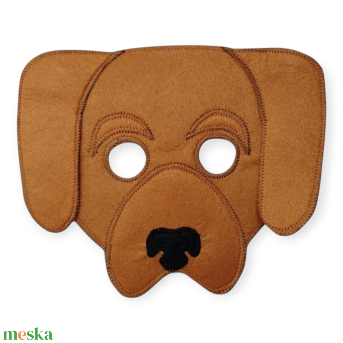 Vizsla kutyus álarc  filcből - ruha & divat - jelmez & álarc - álarc - Meska.hu