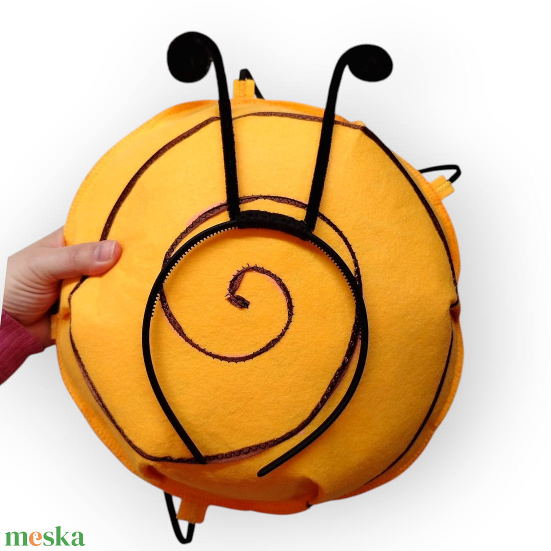 Csiga  jelmez filcből és csáp - ruha & divat - jelmez & álarc - jelmez - Meska.hu